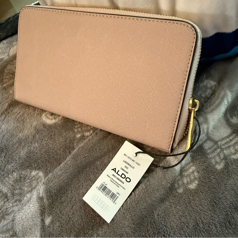 Aldo Creamy Peach Women's Wallet - Picture 7 of 13